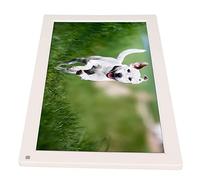 Digital Photo Frame Remote Control Music Video Player 100-240V Auto Rotation Electronic Photo Frame with Timer for Advertising; (UK Plug)