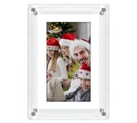 Digital Photo Frame Wifi 7 inch, Video Frames, Acrylic Digital Photoframe Auto-Rotate Portrait and Landscape, Perfect for Home Decor and Heartfelt Gifts