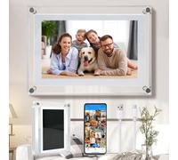 Digital Photo Frame - WiFi Digital Picture Frame,2026 New Motion Video Frame with IPS Screen & Full View Display,Photo Gifts for Family Friends,Best Choice for Gifting,Support JPG/BMP+MP4/AVI videos