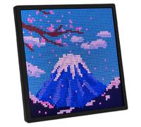 Digital Photo Frame With Bluetooth, 64x64 Programmable Pixel Art Led Display, Gaming Accessories & Neon Light For Room Decoration, Window Sign - Black