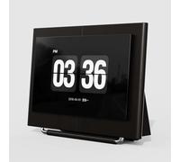 Digital Photo Frame with Floating Speaker, Clock, White Noise, and Dynamic Backgrounds for Home and Office Decor