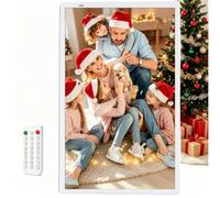 Digital Photo Frame with Remote Control, 10.1 inch IPS HD Display, Slideshow, Auto Rotation, USB Drive, Memory Card, for Home Office, Birthday Gift