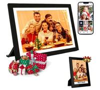 Digital Photo Frame with WiFi, 10.1 Inch IPS Touch Screen, HD Display, 32GB Storage, Auto-Rotate Slideshow, SD Card Slot, Share Photos & Videos Remotely