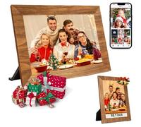 Digital Photo Frame with WiFi, 10.1 Inch IPS Touch Screen, HD Display, 32GB Storage, Auto-Rotate Slideshow, SD Card Slot, Share Photos & Videos Remotely