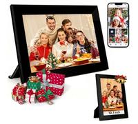 Digital Photo Frame with WiFi, 10.1 Inch IPS Touch Screen, HD Display, 32GB Storage, Auto-Rotate Slideshow, SD Card Slot, Share Photos & Videos Remotely