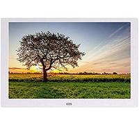 Digital Photo Frames 10.1" High Definition Electronic Photo Album Digital Picture Frame Advertisement Display Machine Multimedia Player USB Interface Multifunctional Photo Frame (Qualitative White 10
