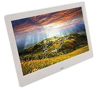 Digital Photo Frames 10 Inch Ultra-Thin Electronic Album Advertising Machine 1024 × 600 Resolution Black And White Photo Frame Picture Music Video Electronic Clock Calendar Automatic Power On And Of