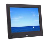 Digital Photo Frames, 1024 × 768 resolution multi-function electronic photo frame, 8-inch advertising player, with human body sensing function Decorative Gift