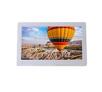 Digital Photo Frames 11.6-inch Multi-function Advertising Machine Electronic Photo Album IPS Screen With Bluetooth Speaker High Resolution 1920 * 1080 Viewable Area Aspect Ratio 16: 10 (White)