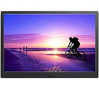 Digital Photo Frames 13 Inch Aluminum Alloy Narrow Side High-definition Digital Digital Advertising Machine Product Size 30.7 * 21 * 2.7CM,Black,YUYANAIAI