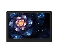 Digital Photo Frames 15-Inch High-Definition Electronic Intelligent Video Advertising Machine Resolution 1280 x 800 Clock/Calendar/Photo/Video Play (Black)