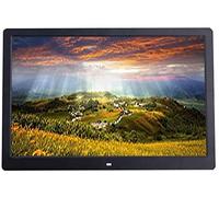 Digital Photo Frames 15-Inch Ultra-Narrow Bezel Electronic Photo Album Video Advertising Machine Led Screen 1280 × 800 Resolution Slideshow Black And White Photo Frame Usb Interface (Black 15 Inch)