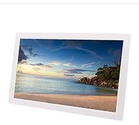 Digital Photo Frames 32 Inch ABS Plastic High-definition IPS Screen Wall-mounted Digital Advertising Player Video Player Product Size762 * 455 * 45 MM,White
