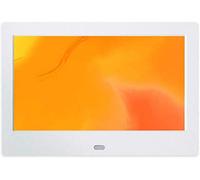 Digital Photo Frames 7 Inch Cloud, Smart Wifi Photo Frame, Hd Ips Hard Screen 1024 * 600 Resolution Photo/Video/Music Player, Black/White (White)