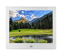 Digital Photo Frames, 8-inch LED screen resolution 1024 × 768, music, photo, video playback, slideshow playback, automatic rotation Decorative Gift