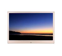 Digital Photo Frames Aluminum Alloy Material HD Screen Ultra-Thin Electronic Photo Frame Wall-Mounted Home There are USB,Gold-10inches (Pink 10inches)