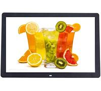 Digital Photo Frames high definition 17 inch electronic album display rack mall video player advertising machine 1080P Digital Picture Frames,Black
