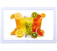 Digital Photo Frames high definition 17 inch electronic album display rack mall video player advertising machine 1080P Digital Picture Frames,White