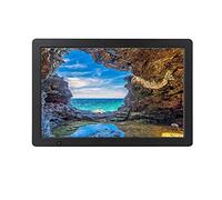 Digital Photo Frames Ultra-Thin Narrow Frame 15.4 Inch Black/White LED Digital Screen Resolution 1280 * 800 Adjustable Angle Bracket High-Definition Advertising Machine (Black)