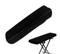 Digital Piano Cover, Keyboard Dust Cover, Oxford Cloth Protector, Full Coverage Design, Pressure Waterproof Material, Home School Studio Use, 52.36x11.81x7.48 Inches Black 1 Piece