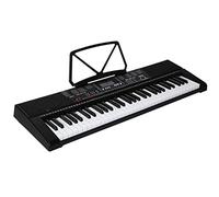 Digital Piano Keyboard, Digital Piano Headphone Jack Teaching Modes Chords For Beginners Black 93X30.5X9.5cm