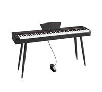 Digital Piano Keyboard Velocity-Sensitive 88 Keys Electric Piano For Beginners & Professional Support USB-MIDI With Sustain Pedal, Music Stand(Black)