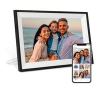 Digital Picture Frame 10.1 Inch Large Digital Photo Frame with 1280 * 800 IPS Full HD Touchscreen, Humblestead 32GB WiFi Smart Frame Share Photos and Videos via AiMOR App, White