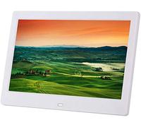Digital Picture Frame 10 inch Digital Photo Frame electronic album touch high frequency screen display products electronic album HD resolution 1280 * 800 support multi language (White 10 inche