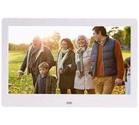 Digital Picture Frame 1080P Hd Led Multi Function Electronic Photo Frame,Digital Photo Frame (White 7 inches)
