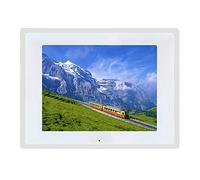 Digital Picture Frame, 12-inch Acrylic Digital Photo Frame LED Electronic Photo Frame Album HD Display, Resolution 1024x768, With Remote Control (white)