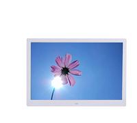 Digital Picture Frame 15.4 inch electronic photo frame video advertising product display advertising number of high-definition wall electronic photo album multifunctional Digital Photo Frame (White 1