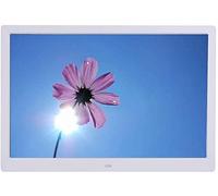 Digital Picture Frame 15.4 inch electronic photo frame video advertising product display advertising number of high definition wall electronic photo album multifunctional Digital Photo Frame (White 1