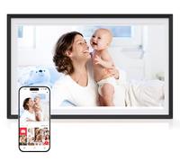 Digital Picture Frame,15.6 Inch Large Frameo Digital Photo Frame WiFi, 32GB,1920 * 1080 IPS HD Touch Screen,Tabletop&Wall-Mounted,Digital Frame Share Photos and Videos via Frameo App
