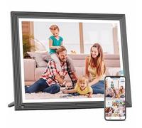 Digital Picture Frame 15 inch - FULLJA Large WiFi Smart Photo Frame with HD Touch Screen, Remote Control, 32GB Memory, Wall Mountable, Easy to Share Photos or Videos via App/Email, Gift for Family