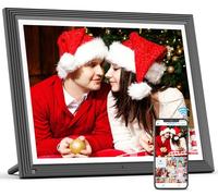 Digital Picture Frame 15-inch Large Digital Photo Frame WiFi, 32GB IPS Touch Screen HD Display, Wall-Mounted, Share Picture Video via APP Email, Free Cloud, Best Gifts for Birthday, Wedding, Mom, Dad