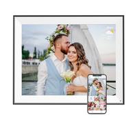 Digital Picture Frame 16.2-inch Digital Photo Frame - IPS Touch Screen, Auto-Rotate, Slideshow, Load Photo Video from Phone to 32GB Digital Frame Via App Email, Free Cloud Storage, Gift for Mom Dad