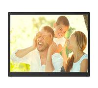 Digital Picture Frame 17 inch, Digital Photo Frame 1440 * 900 HD IPS Display, Support Photo, Music, Calendar with Built-in Speakers with Remote Control Gift for Your Christmas (Coolblack)