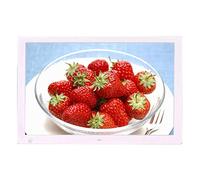 Digital Picture Frame 17 Inch Electronic Photo Frame Advertising Machine Business Display Stand Human Motion Advertising Machine Hd Advertising Machine Multimedia Digital Photo Fra (white 17 in)