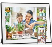 Digital Picture Frame 17" Large-Digital-Photo-Frame - 32GB Smart Electronic Photo Frame, Auto Rotate, Motion Sensor, Wall Mountable, Share Photo Video via App Email, Best Gift for Parents Grandparents
