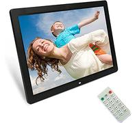 Digital Picture Frame 20 Inch, 1440x900 IPS Screen, Remote Control, Motion Sensor, Adjustable Brightness, Power On/Off, Background Music Support