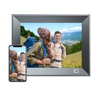 Digital Picture Frame, 8 Inches, KODAK WLAN Digital Photo Frame, Wooden Electronic Picture Frame with 32 GB Memory, HD IPS Touch Screen, Share Photos via App