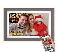 Digital Picture Frame, Frameo 15.6 inch Large Digital Photo Frame WiFi, 1920*1080 IPS FHD Touchscreen, 32GB, Instant Share Pictures Video, Photo Frame Electronic, Gift for Mom, House Warming, Wedding