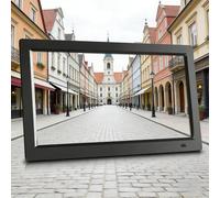 Digital Picture Frame - Remote Control, USB/SD Card Reader, Supports Video/Music/Photo/E-book, Calendar/Clock, Human Sensor, Auto On/Off, Power-Off Memory