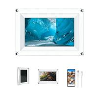 Digital Picture Frame Smart WiFi Photo Frame, IPS LCD Touch Screen, Auto-Rotating Portrait and Landscape Display, Built-in 4GB Memory,for Home or Office
