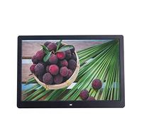 Digital Picture Frame Ultra-Thin 15.4-inch Supports high-Definition Video Support Picture Music Playback Electronic Photo Frame,White-15.4 inches (White 15.4 inches)