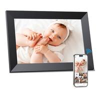 Digital Picture Frame Wi-Fi 10.1inch Smart Digital Photo Frame,Electronic Digital Picture Frames Load from Phone,1280x800 HD IPS Touch Screen-Share Photo/Video-Weather/Clock/Alarm-via Free APP-Black