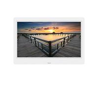 Digital Picture Frames,10.1In IPS Full View Supermarket Shelf Advertising Machine 1280X800 High Resolution Support Clock Calendar Video Picture,White