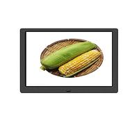Digital Picture Frames,10.1In IPS Full View Supermarket Shelf Advertising Machine 1280X800 High Resolution Support Clock Calendar Video Picture,Black