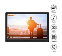 Digital Picture Frames, 15.4inch 16:9 1280 * 800 HD Wide Screen Digital Photo Frame Electronic Album Supoorock/Calendar/ MP3 /AV/MPG /MP4(black) Double the comfort