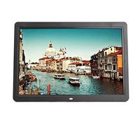 Digital Picture Frames 15.6 Inch Full HD Digital Photo Frame Picture LED Media Movie Album Play With Remote Control Electronic Picture Frames (Color : Black, Size : 15.6 Inch) (Black 15.6 Inch)